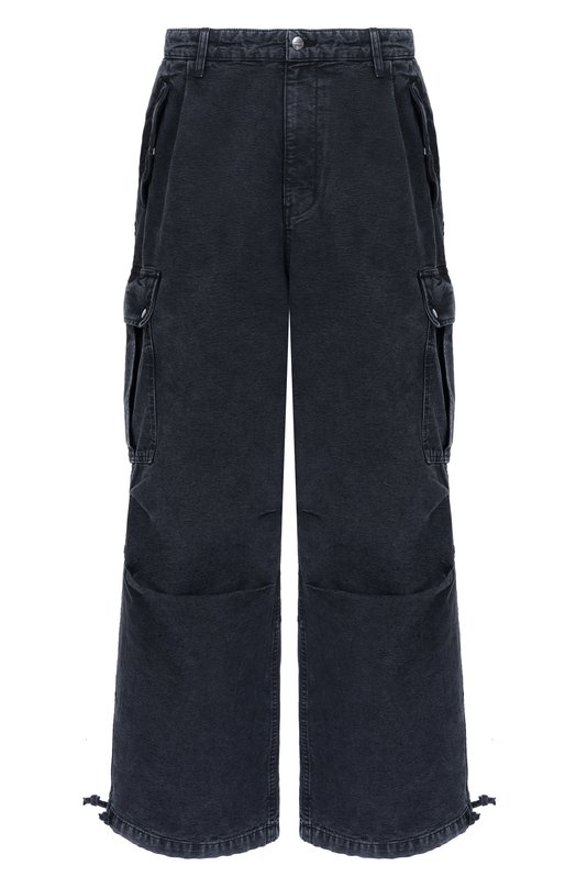 Хлопковые брюки-карго Rhude RHFW25PA05012 Чёрный RHFW25PA05012