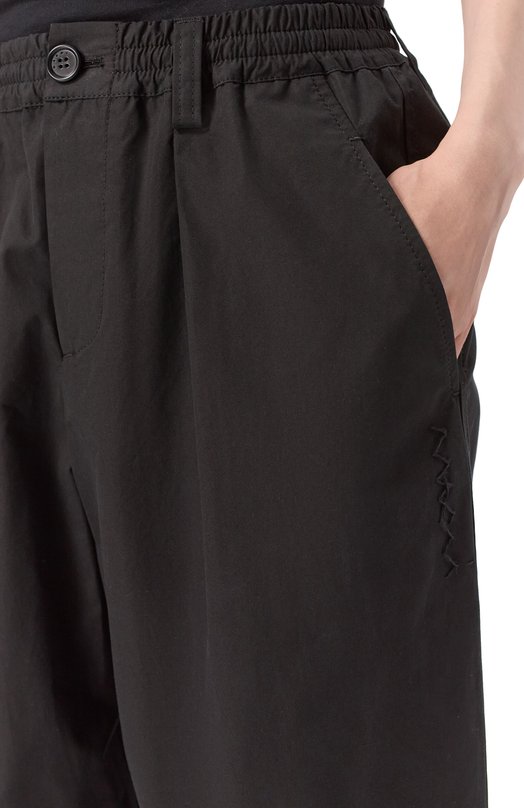 Хлопковые брюки Marni PUMU0017S1/TCY65 Чёрный  PUMU0017S1/TCY65 Фото 5