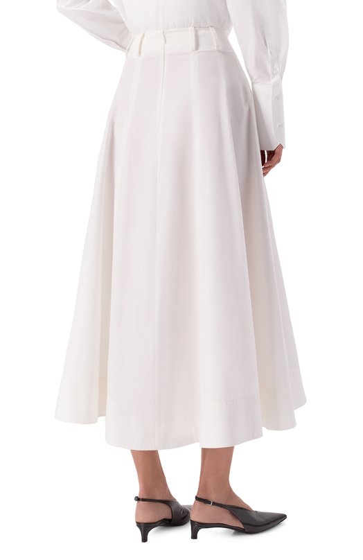 Хлопковая юбка Armarium ARMFWSK19/C003 Белый  ARMFWSK19/C003 Фото 4