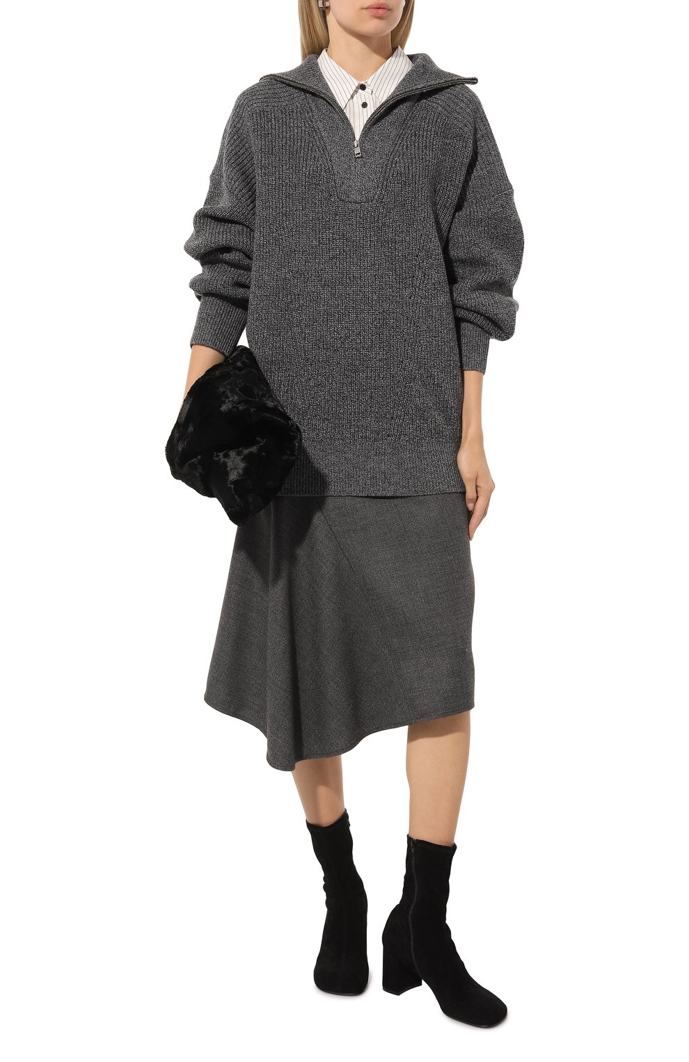 Замшевые ботильоны DRIES VAN NOTEN, арт. WW232/358/135, фото 2