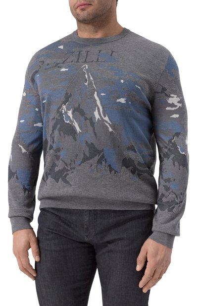 Джемпер из шерсти и шелка ZILLI, арт. KRN001M0240VNMU00/64, фото 3