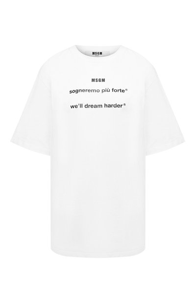 Женская хлопковая футболка MSGM, арт. 2941MDM179 207798