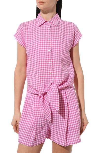 Льняная рубашка 120% LINO, арт. 31ALIW19P4/000G223/100, фото 3