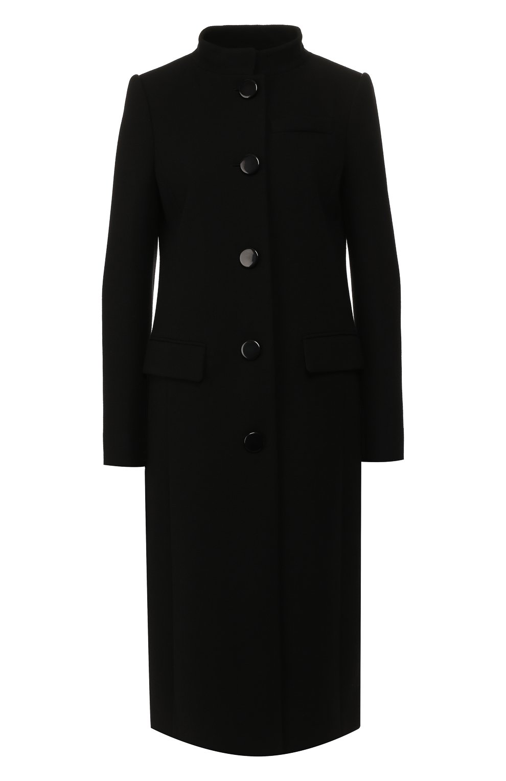 Шерстяное пальто GIVENCHY черного цвета по цене 290500 руб., арт. BWC05B127Y, фото 1 Шерстяное пальто GIVENCHY, арт. BWC05B127Y, фото 1