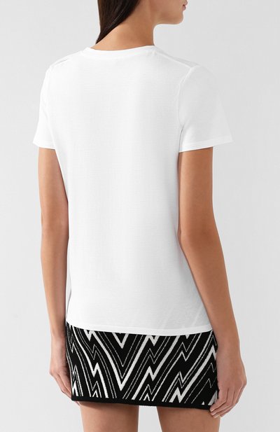 Хлопковая футболка с логотипом бренда BALMAIN, арт. PF01000/I015, фото 4