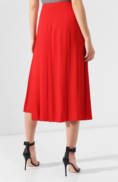 Юбка SONIA RYKIEL красного цвета по цене 79950 руб., арт. 12410203-14, фото 4 Юбка SONIA RYKIEL, арт. 12410203-14, фото 4