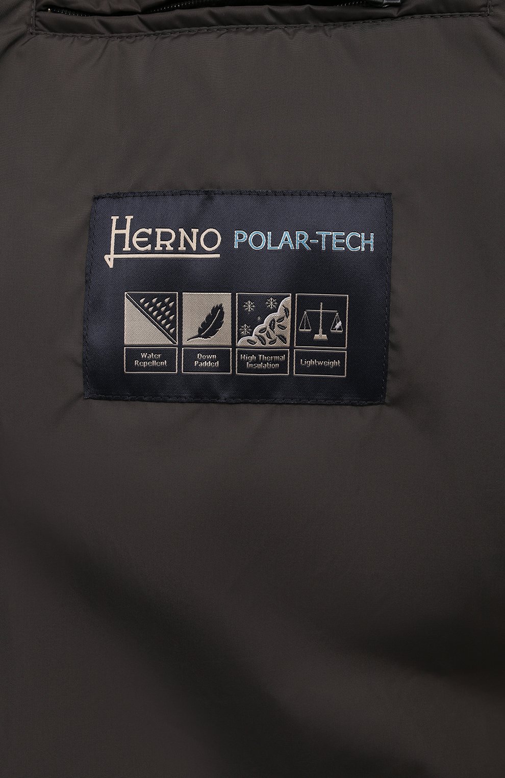 Пуховик HERNO коричневого цвета по цене 87550 руб., арт. PI001149U/12004Z, фото 6 Пуховик HERNO, арт. PI001149U/12004Z, фото 6