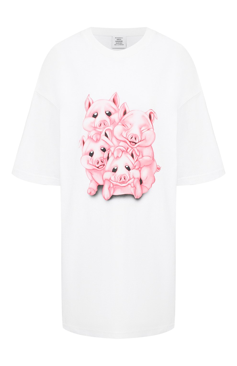 Хлопковая футболка VETEMENTS, арт. UAH21TR560 1611/W, фото 1