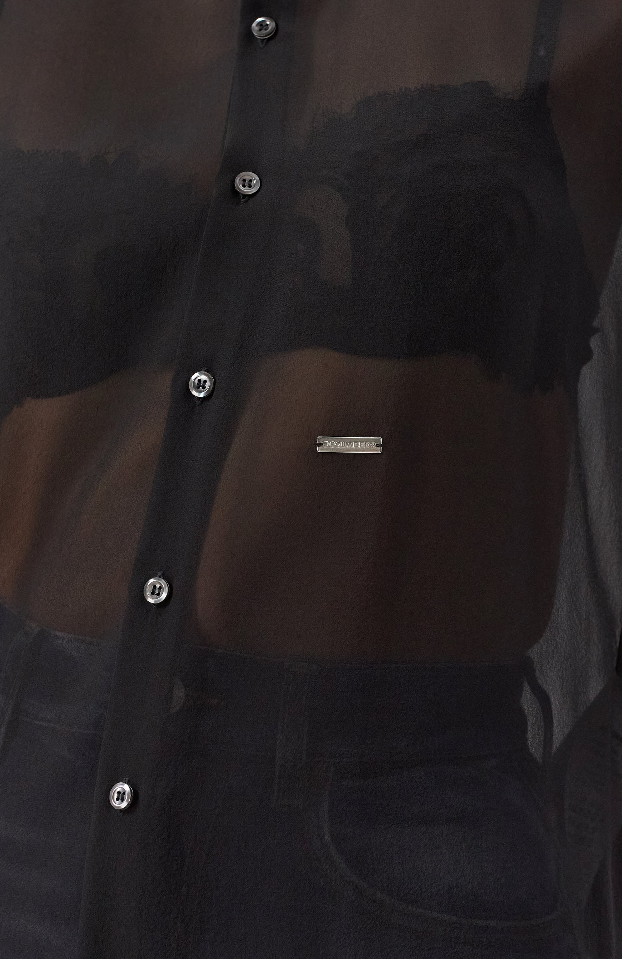 Шелковая блузка DSQUARED2, арт. S72DL0768/S76470, фото 5