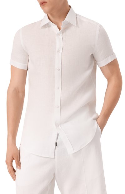 Льняная рубашка BOSS, арт. 50540084, фото 3