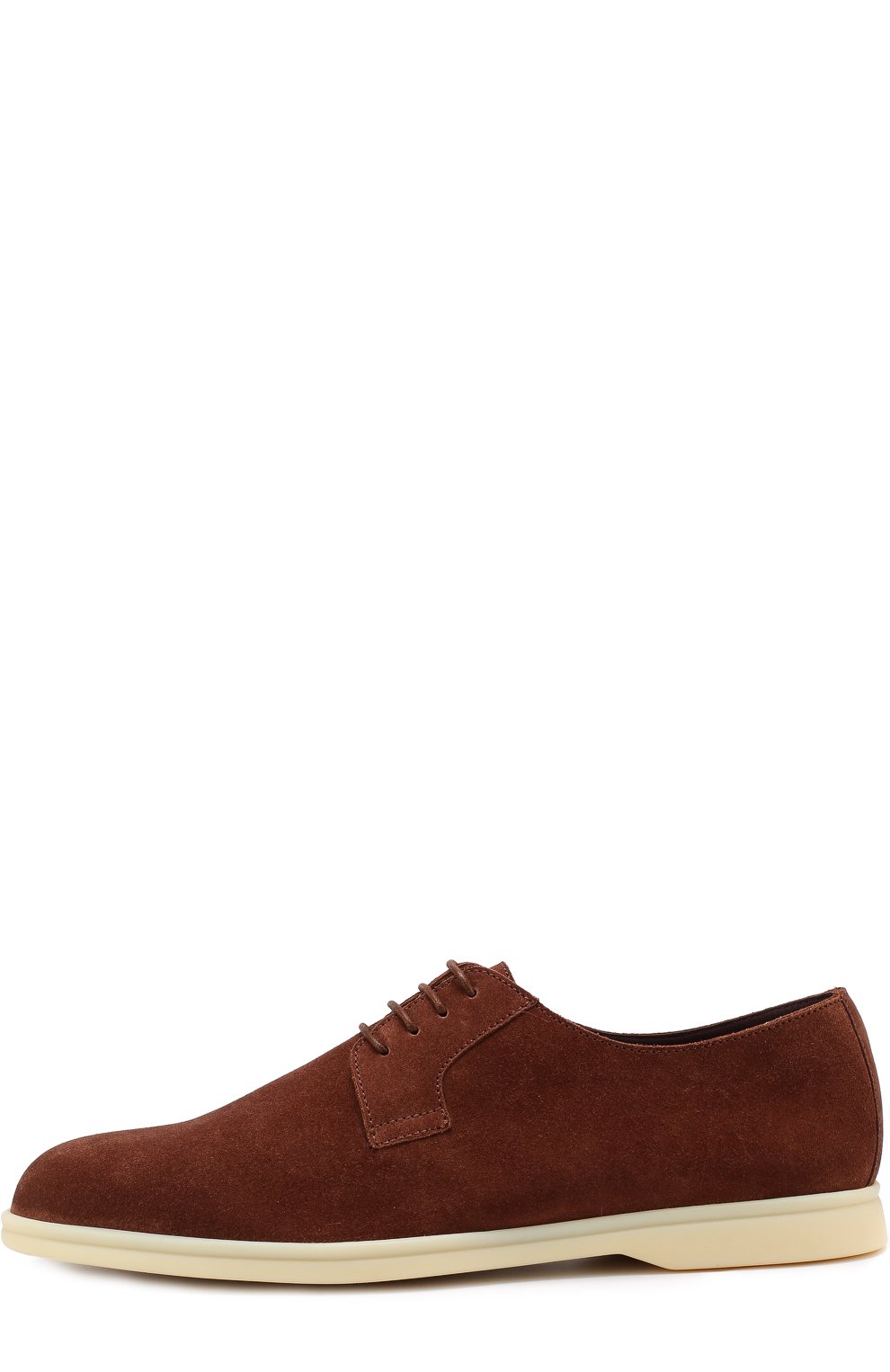 Замшевые дерби на контрастной подошве LORO PIANA, арт. FAG1545, фото 3