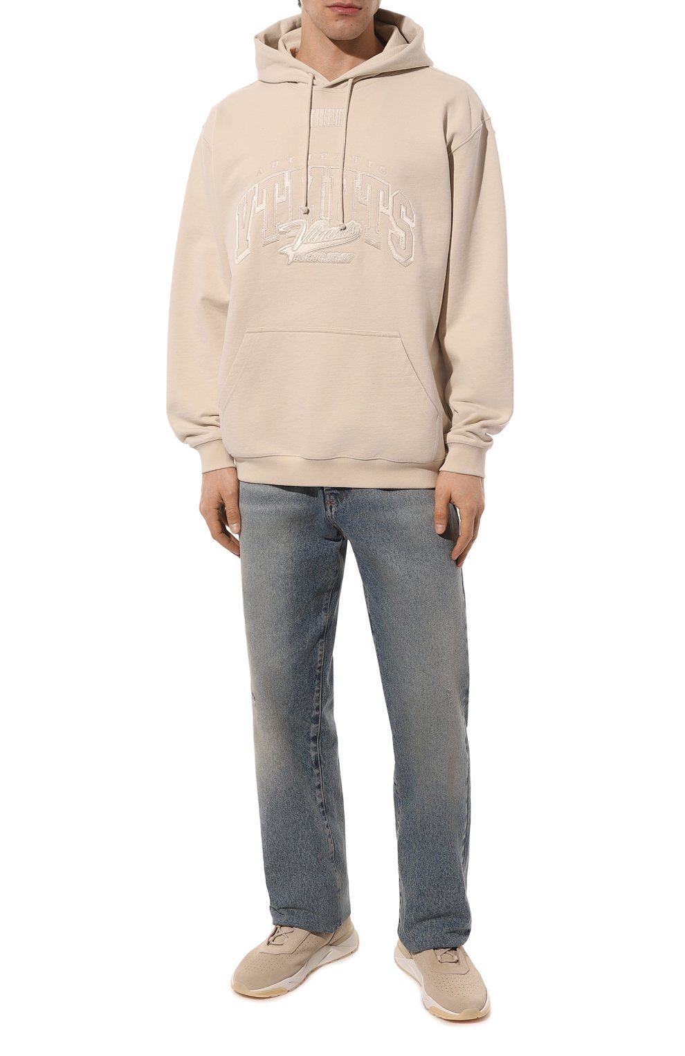 Замшевые кроссовки SANTONI бежевого цвета по цене 62150 руб., арт. MBIM21694BTTCSB7E10, фото 2 Замшевые кроссовки SANTONI, арт. MBIM21694BTTCSB7E10, фото 2