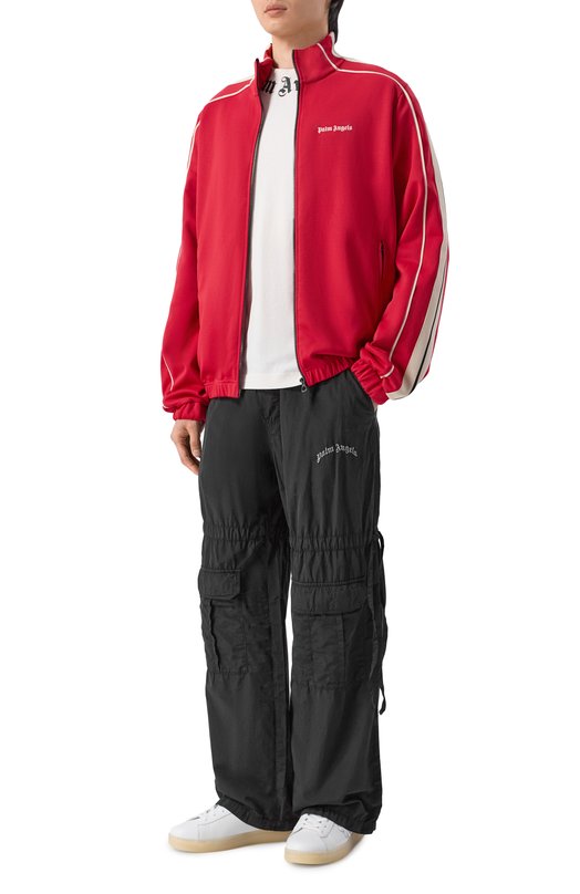 Хлопковая футболка Palm Angels PMAA109S26JER008 Белый  PMAA109S26JER008 Фото 2