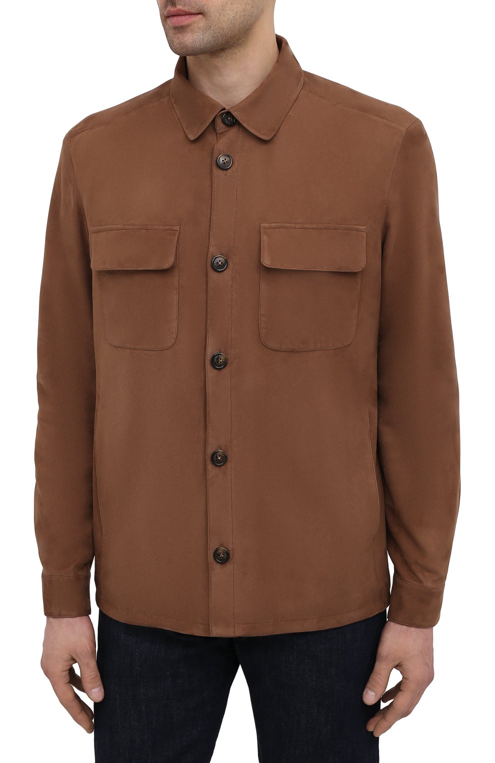 Замшевая куртка-рубашка LORO PIANA, арт. FAL6174, фото 3