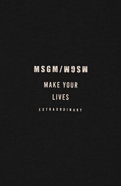 Хлопковый свитшот MSGM KIDS, арт. F5MSJBSW214, фото 3