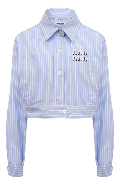 Хлопковая куртка MIU MIU, арт. ML824-J2Y-F0012, фото 1