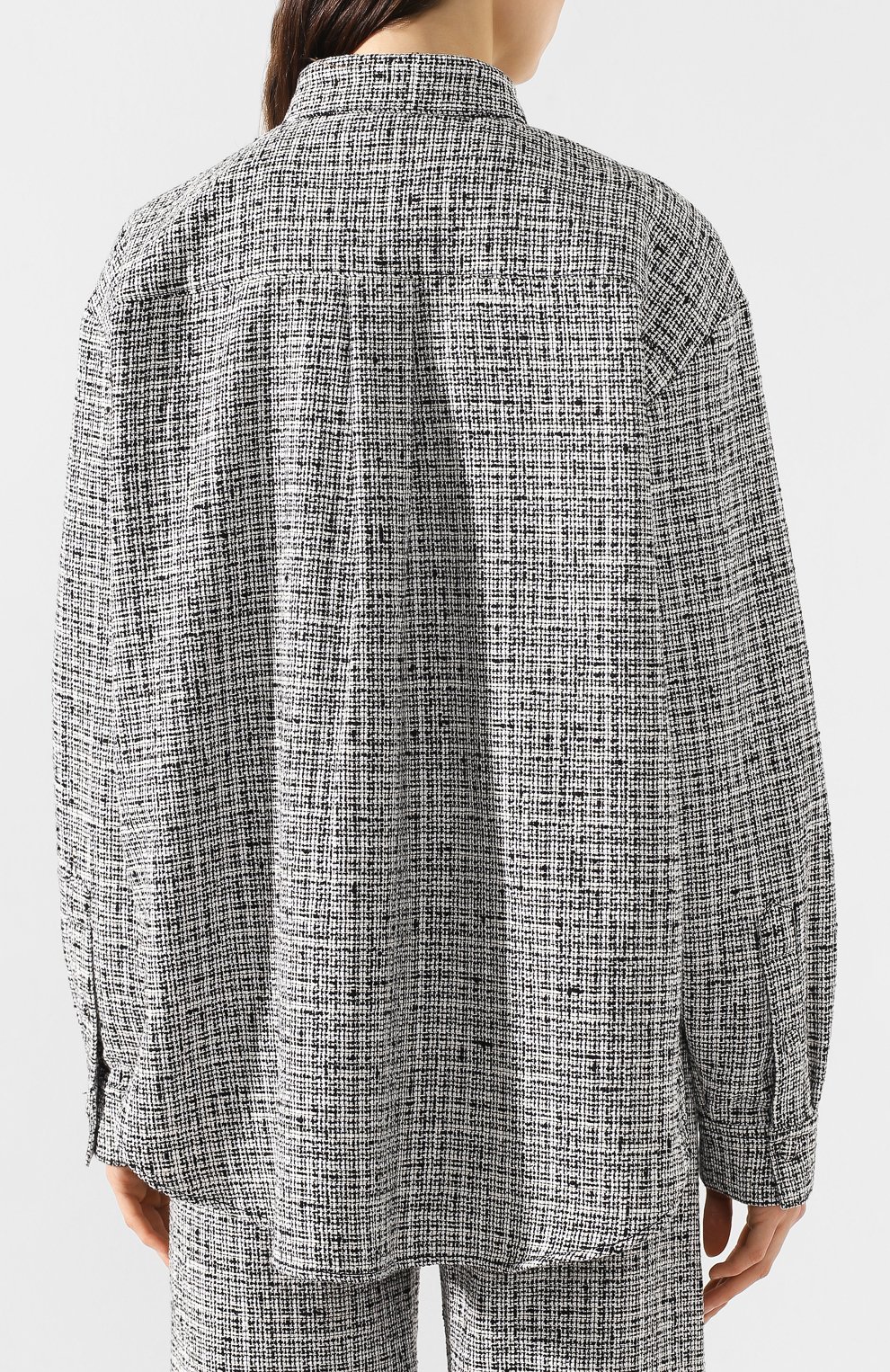 Рубашка из смеси хлопка и льна TOTEME, арт. N0VELLA 201-711-702, фото 4