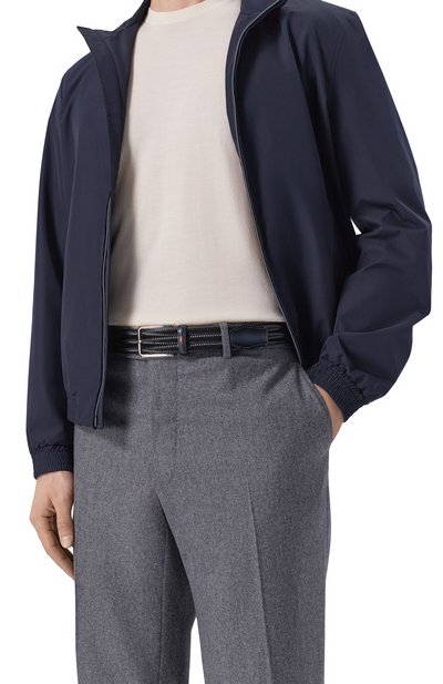 Кожаный ремень SANTONI, арт. CM35VC010B91EYPL, фото 2