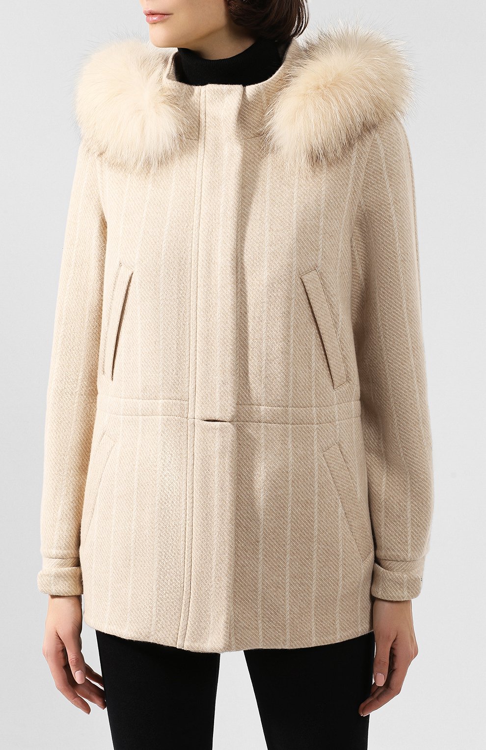 Куртка с меховой отделкой LORO PIANA, арт. FAI7846, фот о 3