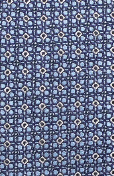 Шелковый галстук CANALI темно-синего цвета по цене 10600 руб., арт. 18/HJ02303, фото 3 Шелковый галстук CANALI, арт. 18/HJ02303, фото 3