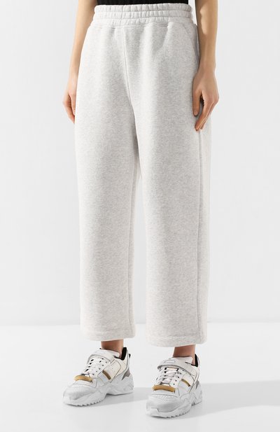 Хлопковые брюки ALEXANDERWANG.T серого цвета по цене 40950 руб., арт. 4CC1204016, фото 3 Хлопковые брюки ALEXANDERWANG.T, арт. 4CC1204016, фото 3