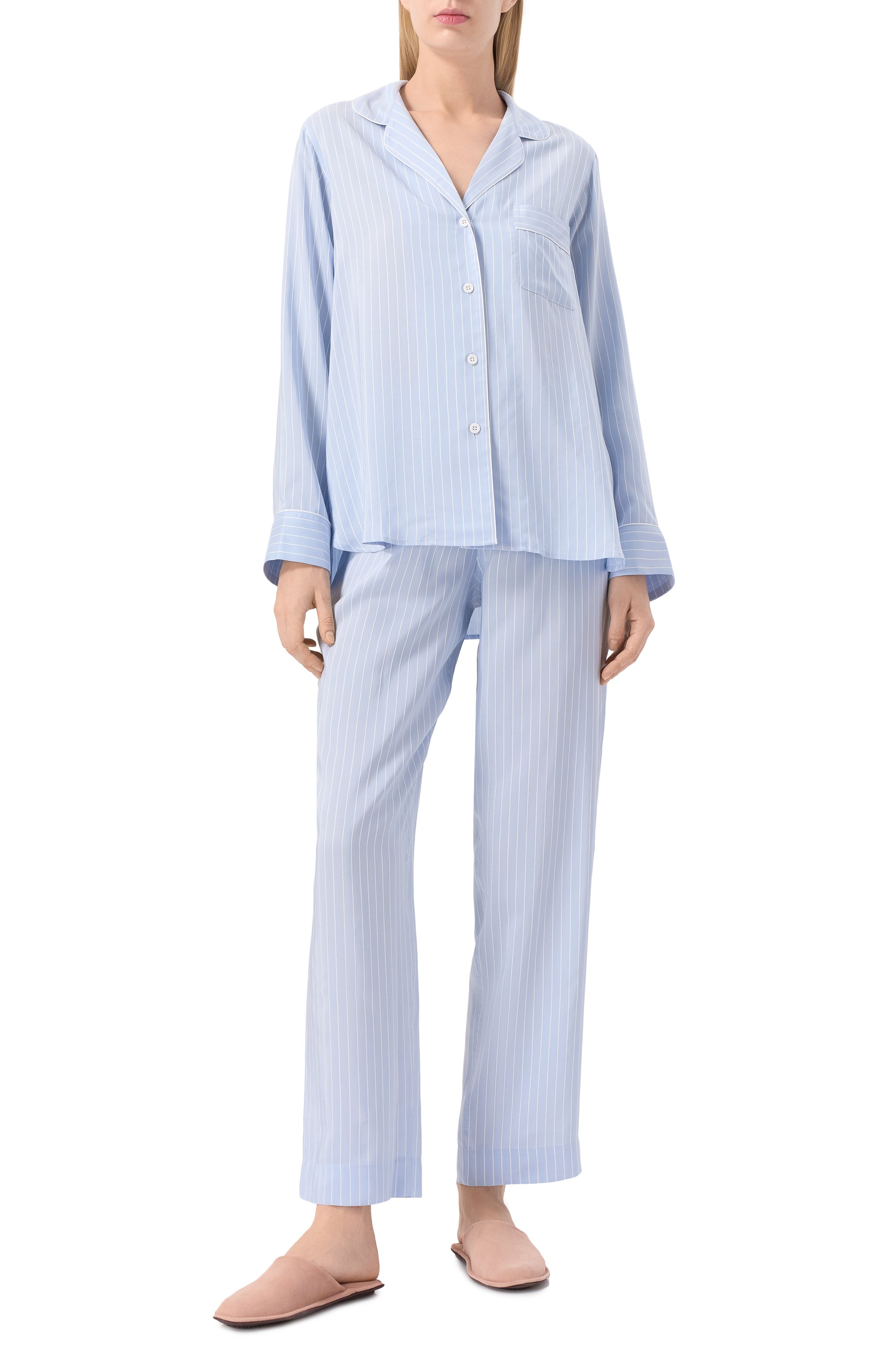 Пижама из вискозы и шелка ZIMMERLI, арт. 5149-11004, фото 2