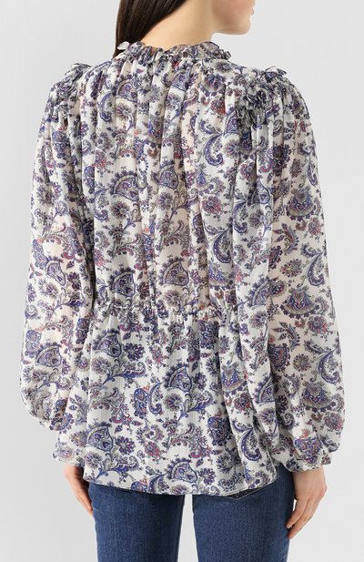 Шелковая блузка ISABEL MARANT, арт. HT1310-19P027I/N00N, фото 4