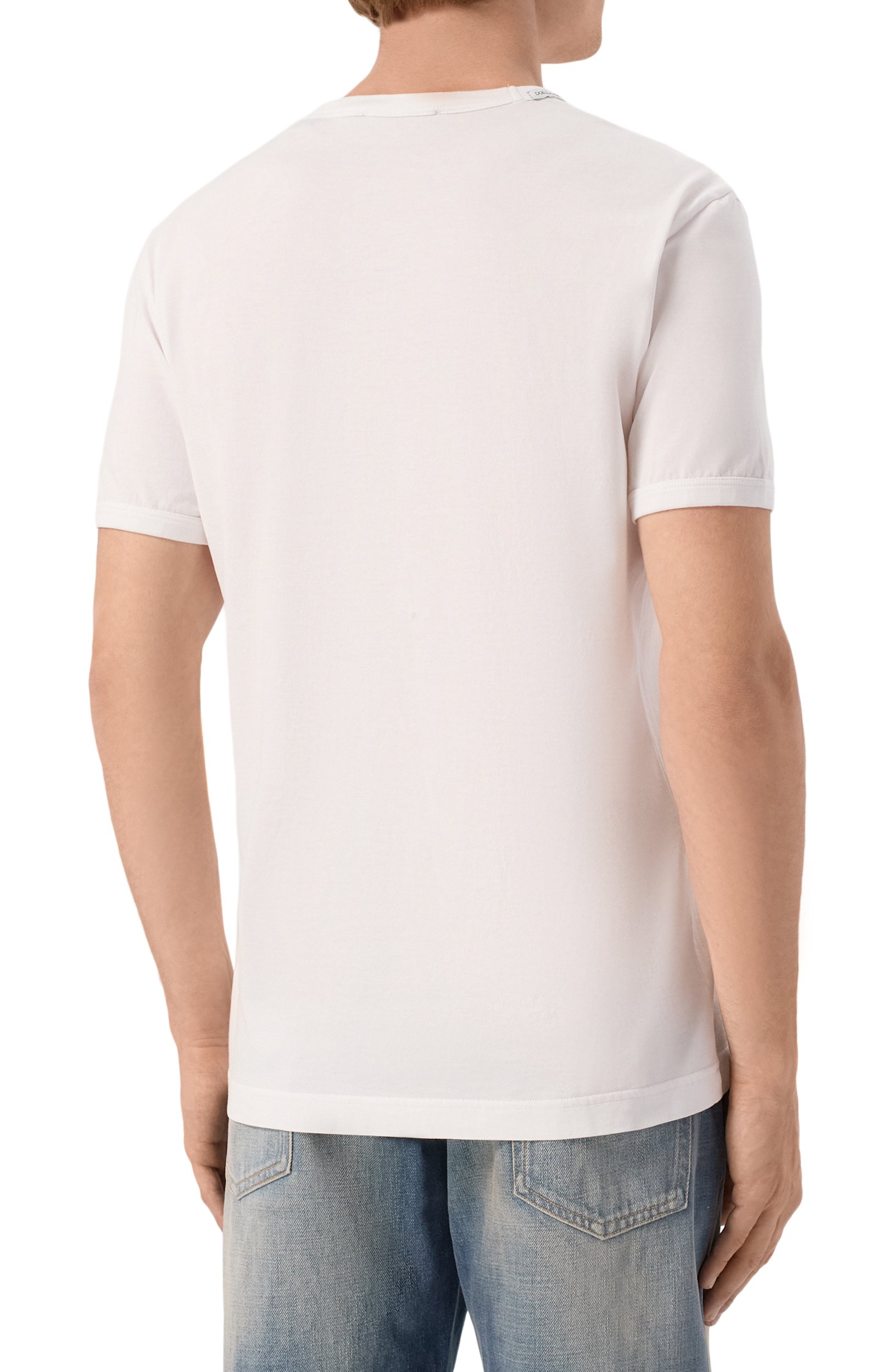 Хлопковая футболка DOLCE & GABBANA, арт. G8KG0T/G7P1A, фото 4