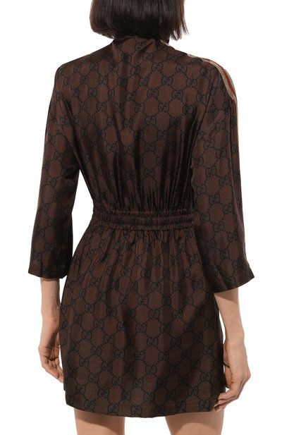 Атласное платье GUCCI, арт. 628781 XJCL5, фото 4