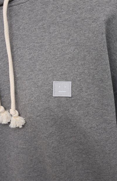 Хлопковое худи ACNE STUDIOS, арт. CI0009/W, фото 5