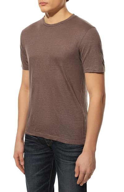 Льняная футболка ZEGNA, арт. UU564/706, фото 3