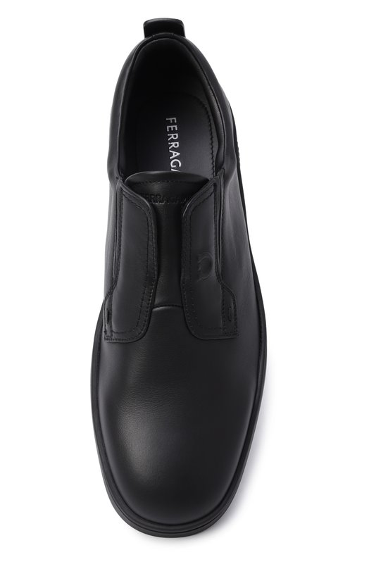 Кожаные кеды Urban Ferragamo 02A000/787 Чёрный  02A000/787 Фото 6