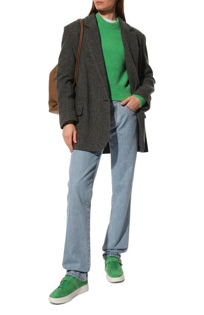 Замшевые кеды osaka JIMMY CHOO, арт. OSAKA LACE UP VCY, фото 2