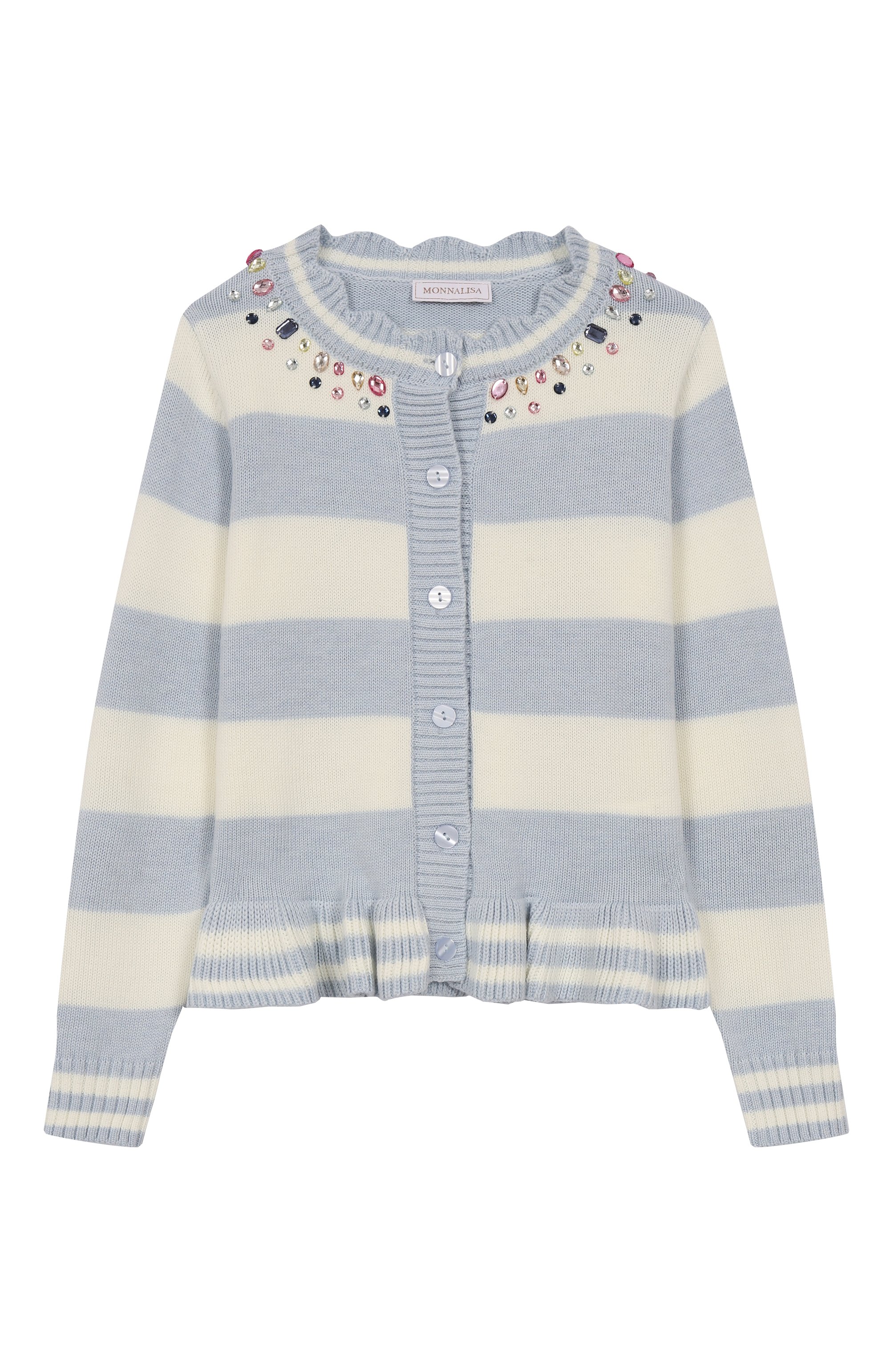 Шерстяной кардиган MONNALISA, арт. 19F804, фото 1