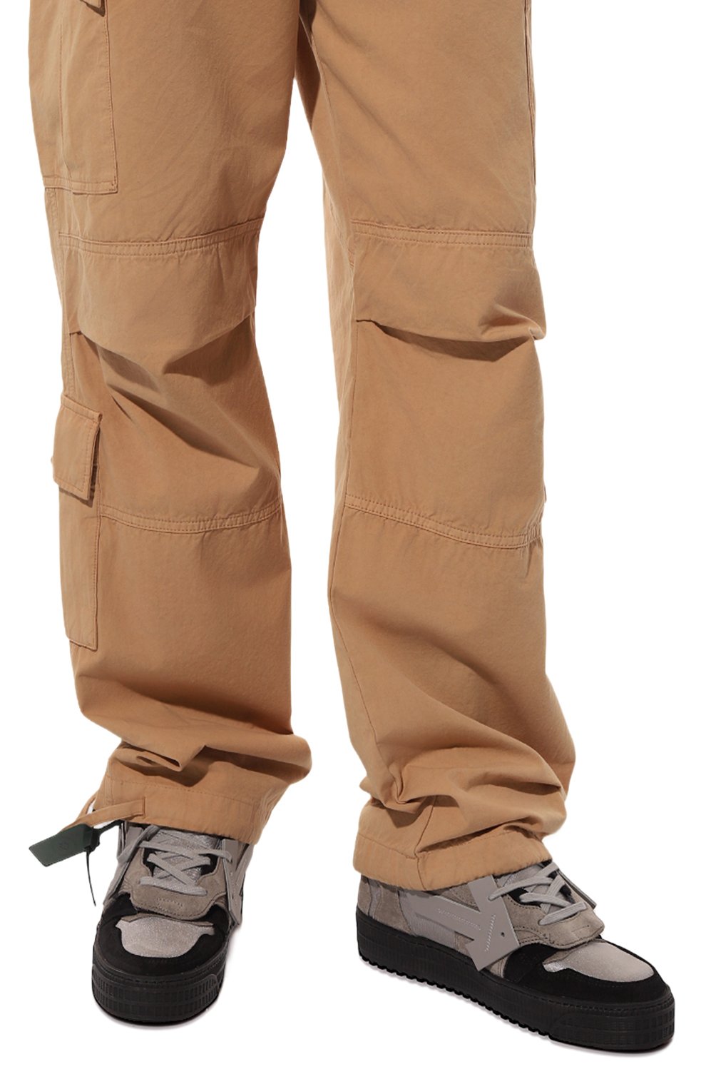 Комбинированные кеды floating arrow OFF-WHITE, арт. OMIA244F22LEA0010707, фото 3