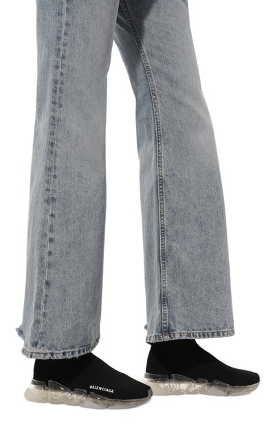 Текстильные кроссовки speed 2.0 BALENCIAGA черного цвета по цене 151500 руб., арт. 617196/W2DC4, фото 3 Текстильные кроссовки speed 2.0 BALENCIAGA, арт. 617196/W2DC4, фото 3