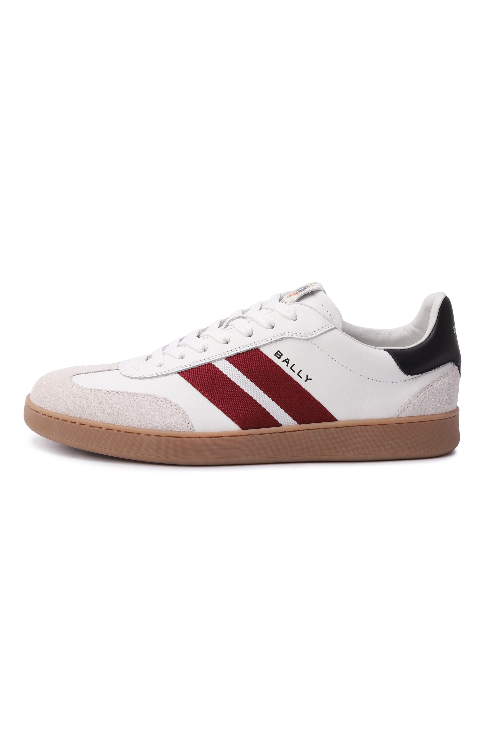 Кожаные кеды retro crest BALLY, арт. MSK0F7/VT012, фото 4