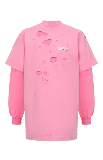 Женская хлопковый лонгслив BALENCIAGA, арт. 818555/TRVK8