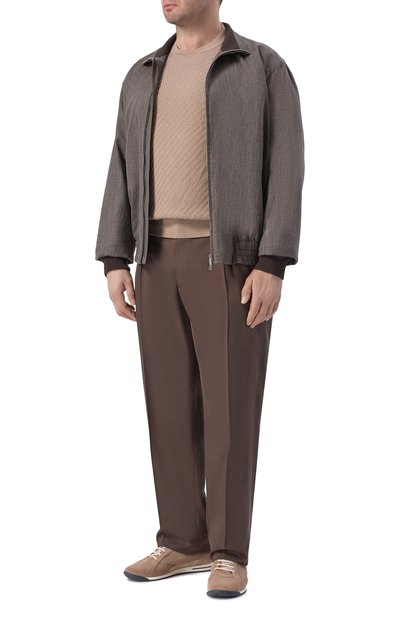 Бомбер из шерсти и шелка CORTIGIANI, арт. 4AG625, фото 2