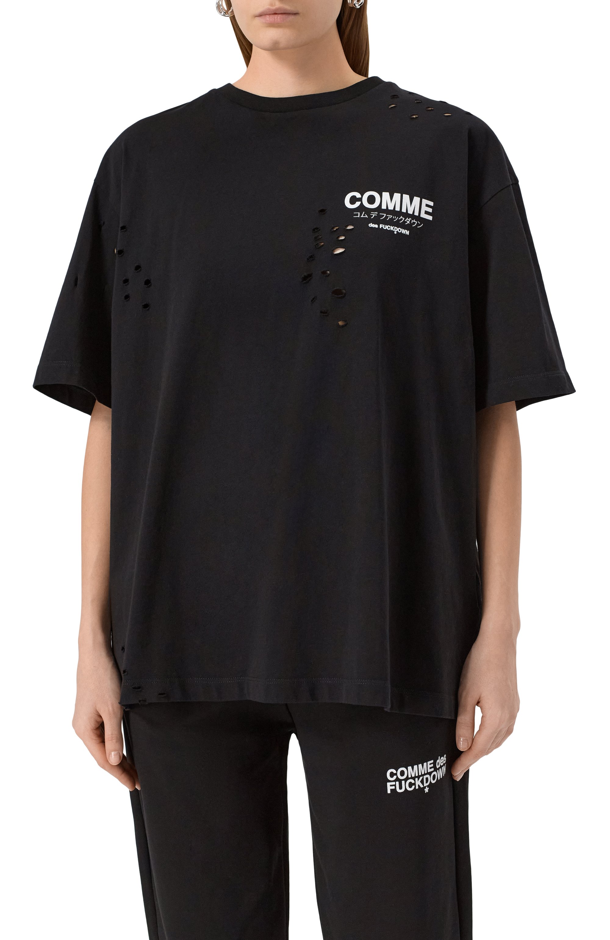 Хлопковая футболка COMME DES FUCKDOWN, арт. CFABW01310, фото 3