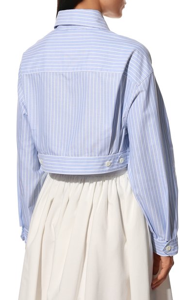 Хлопковая куртка MIU MIU, арт. ML824-J2Y-F0012, фото 4