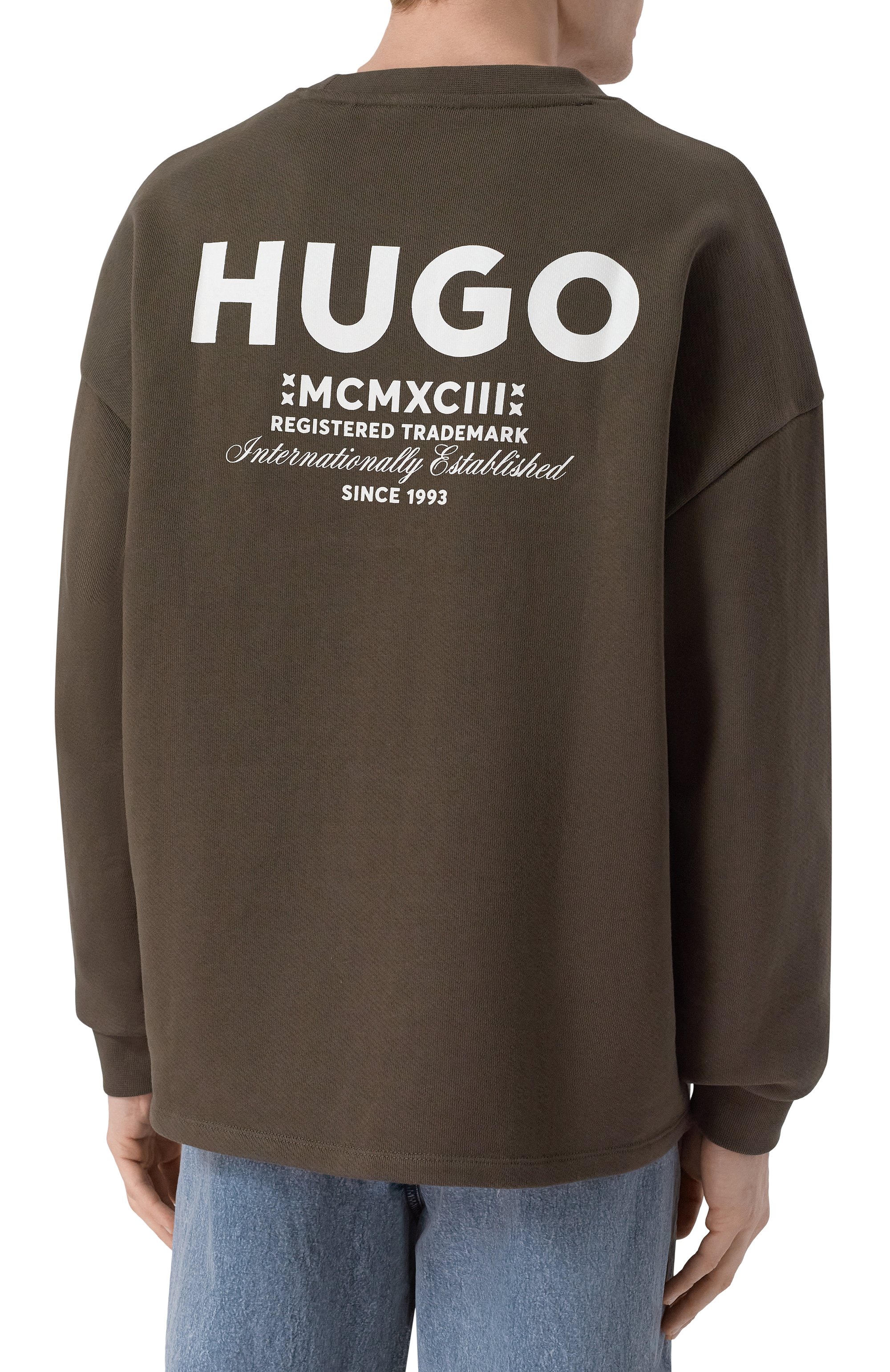 Хлопковый свитшот HUGO BLUE, арт. 50510732, фото 4