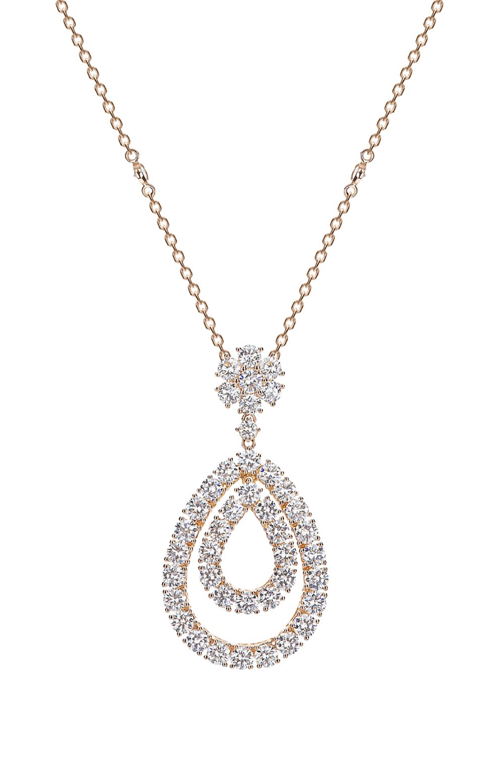 Кулон CHOPARD бесцветного цвета по цене 3744000 руб., арт. 799066-5001, фото 1 Кулон CHOPARD, арт. 799066-5001, фото 1