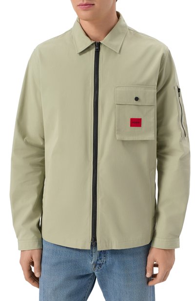 Хлопковая куртка-рубашка HUGO, арт. 50482701, фото 3