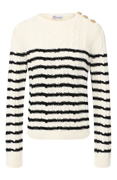 Женский хлопковый пуловер REDVALENTINO, арт. SR3KCB11/4E6