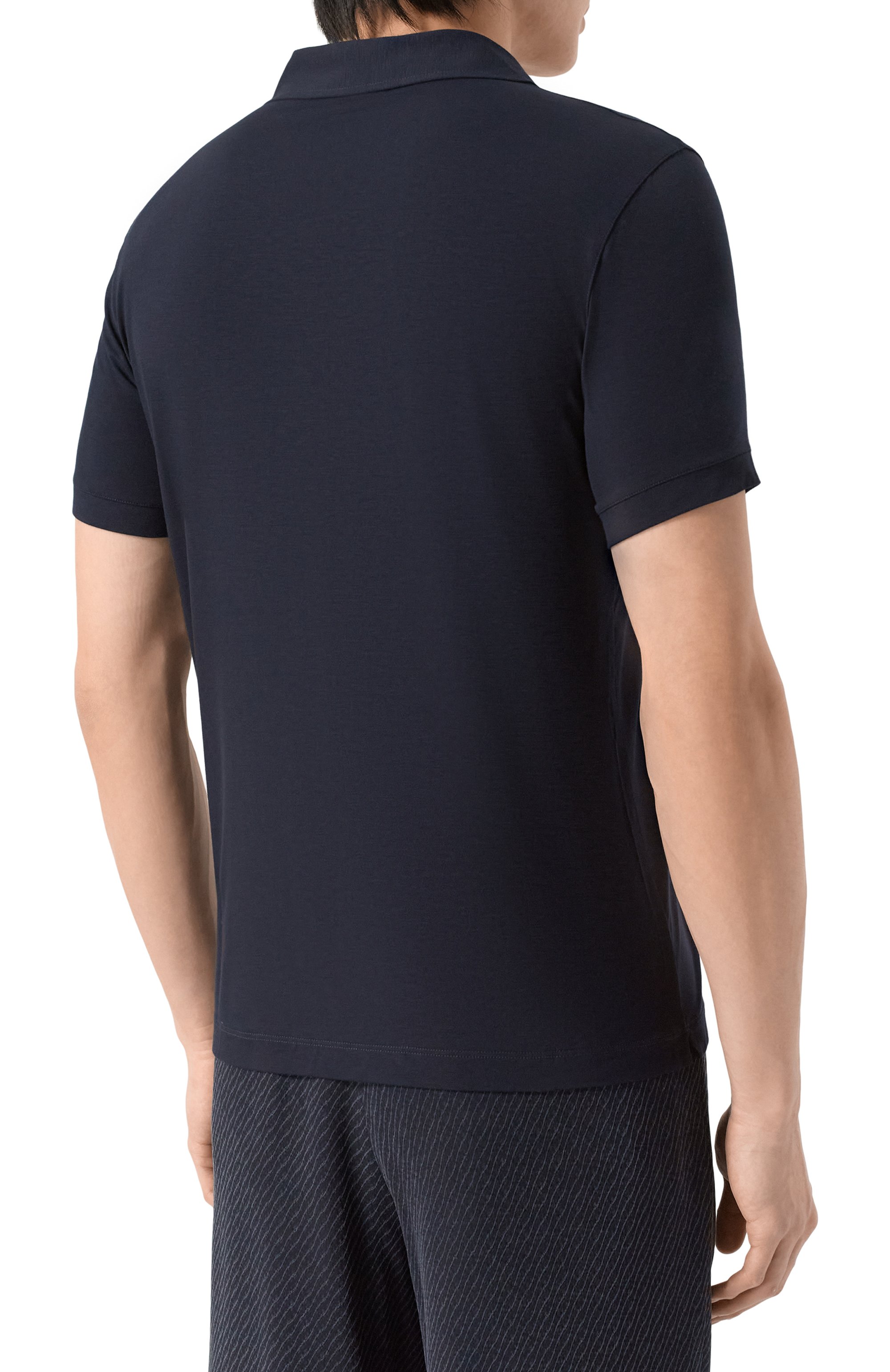 Поло из вискозы GIORGIO ARMANI, арт. 3GSF51/SJP4Z, фото 4