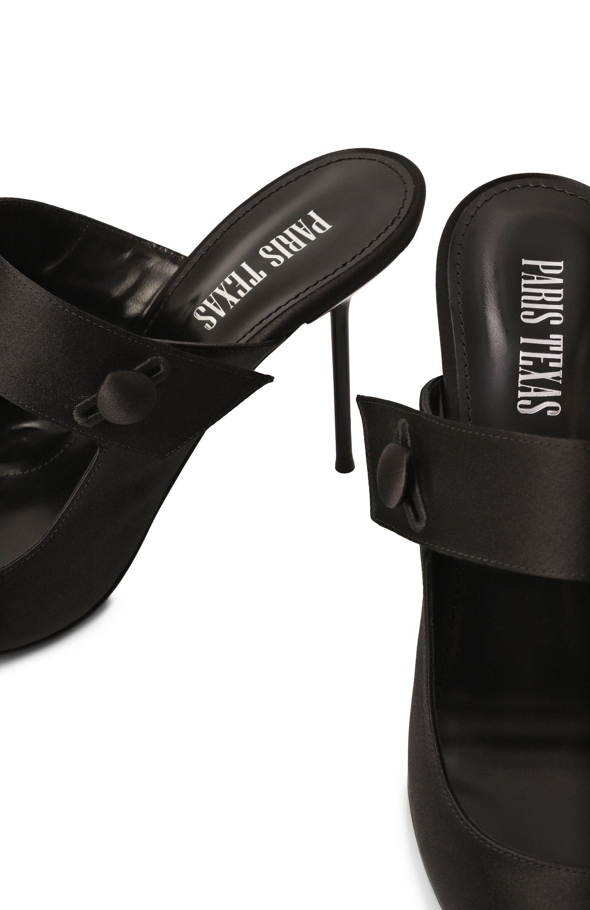 Текстильные мюли lidia 90 PARIS TEXAS, арт. PX1576/XTSAT, фото 7