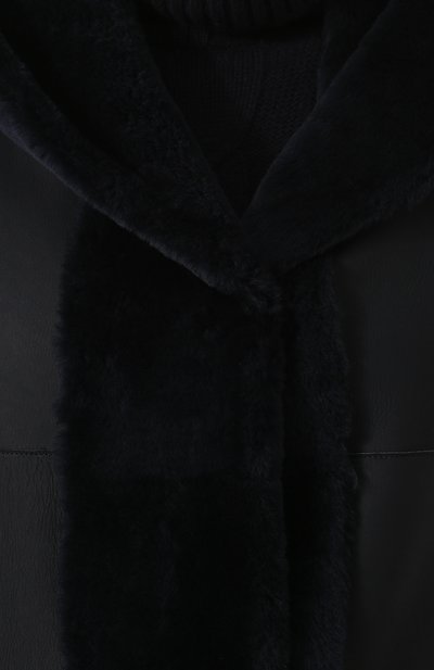 Двусторонняя дубленка из овчины с капюшоном LORO PIANA, арт. FAG4368, фото 5