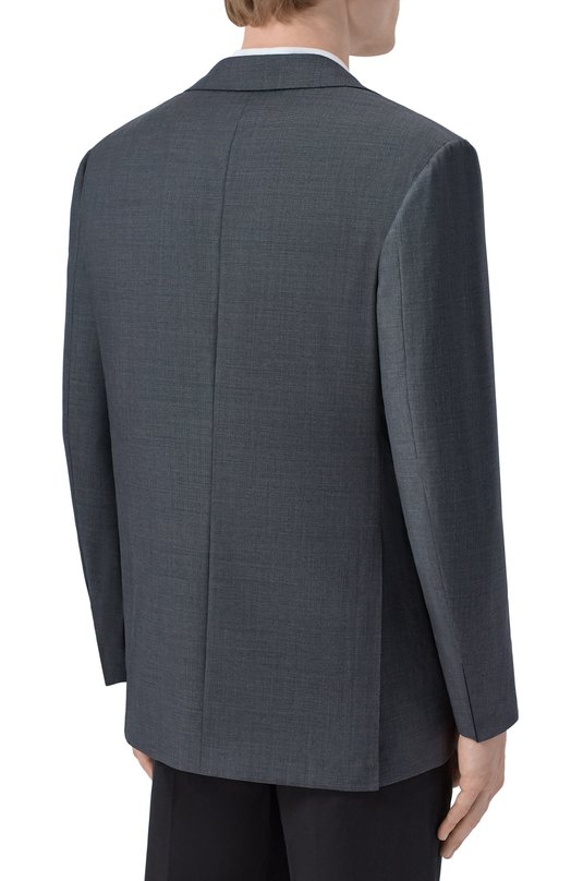 Шерстяной пиджак Kiton UA81K0127023_1 Серый  UA81K0127023_1 Фото 5