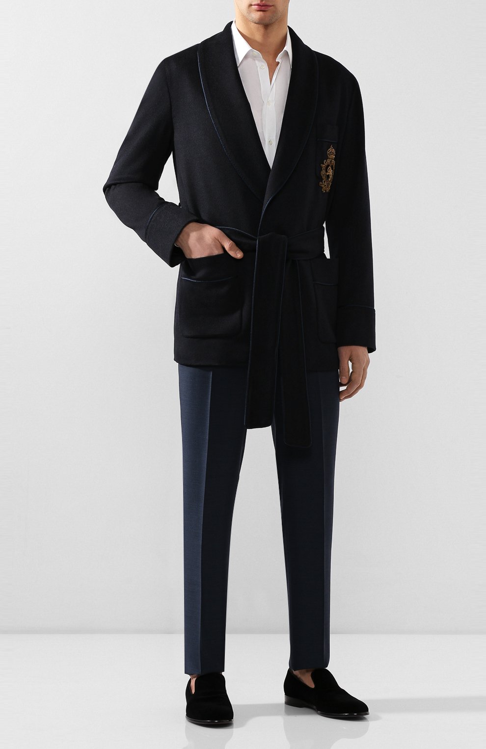 Текстильные лоферы DOLCE & GABBANA, арт. A50332/A6808, фото 2